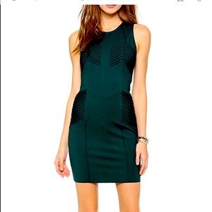 Parker everglade green mini dress